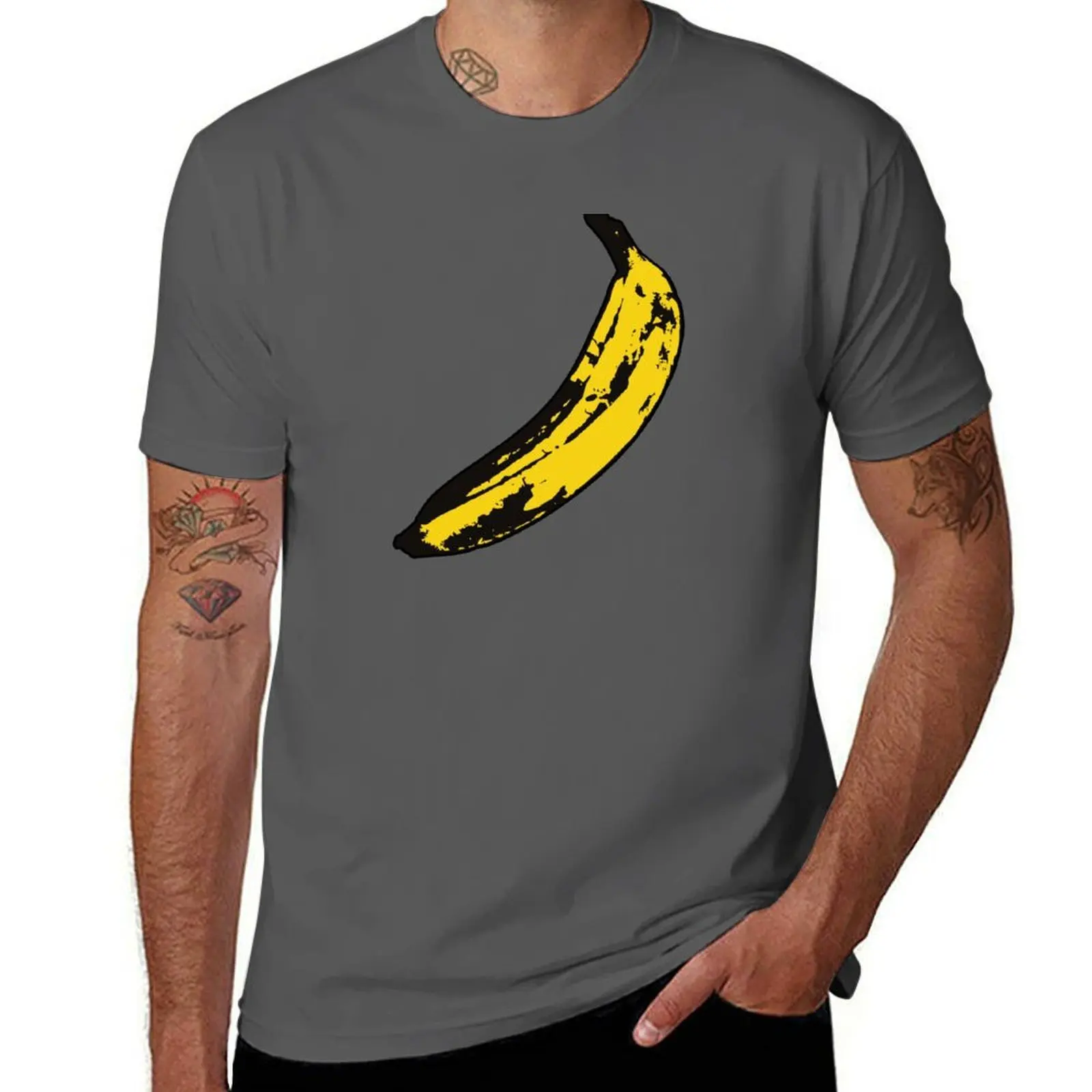 

Banana Punk T-Shirt Basic Plain Short Sleeve Crew Neck Tee