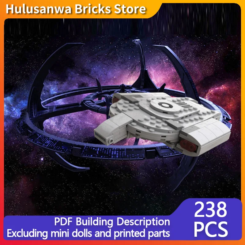 

Популярная киномодель MOC, строительные кирпичи, космический боевой линкор, модульные технологии, подарки, праздник, сборка, детские игрушки, костюм