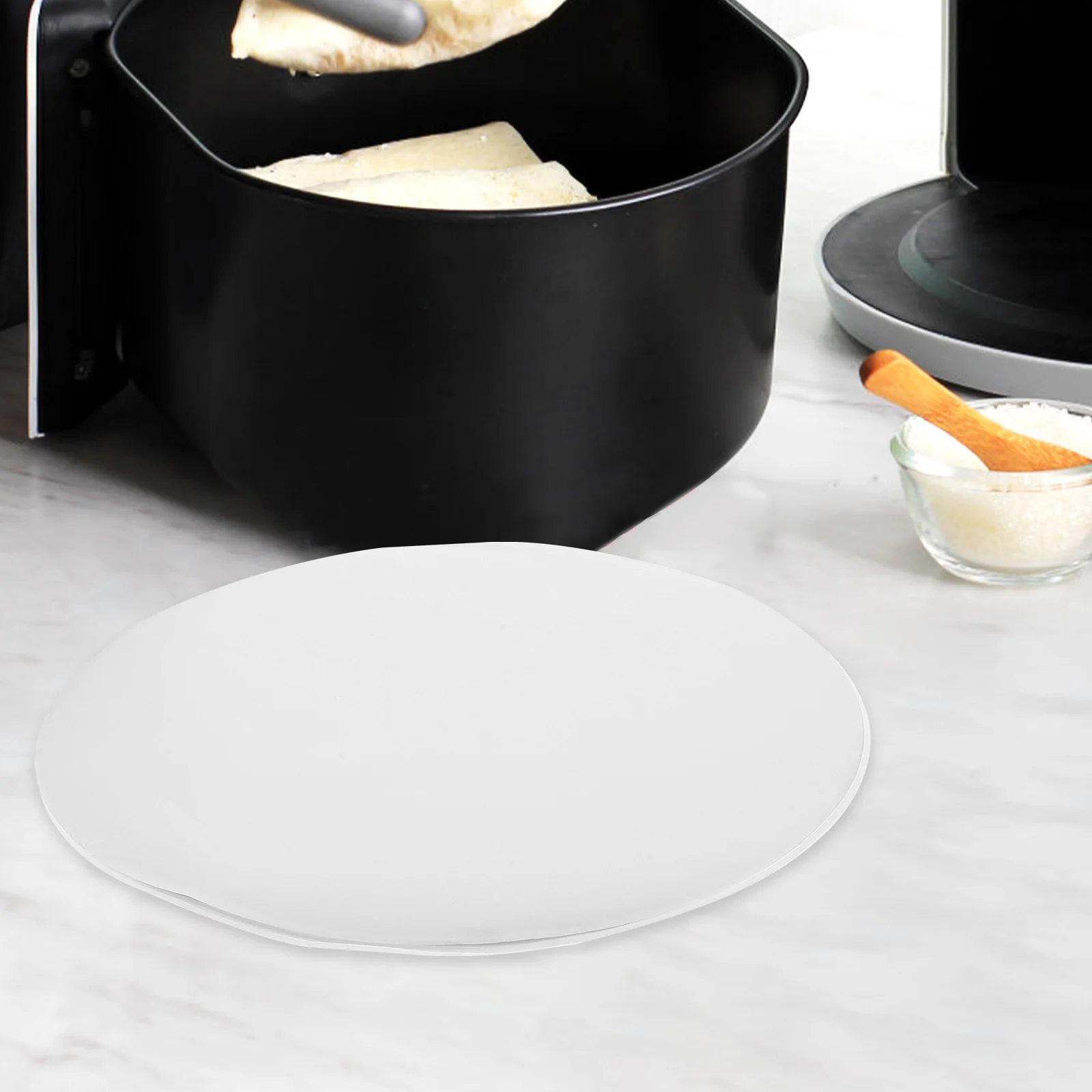 

100 Sheets Silicone Baking Paper High Temperature Resistant Nonstick Round Parchment Circles for Oven Grilling Barbecue