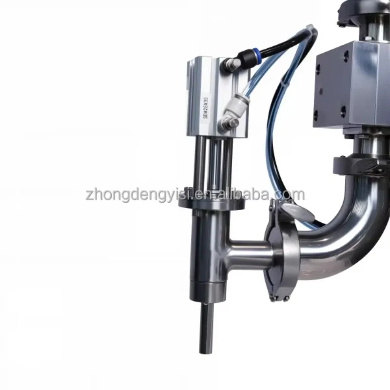 Semi-Automatic Single Nozzle Filling Machine PLC Control For Beverage Thick Liquids Pastes 100-60000ml Capacity Plastic Bottles