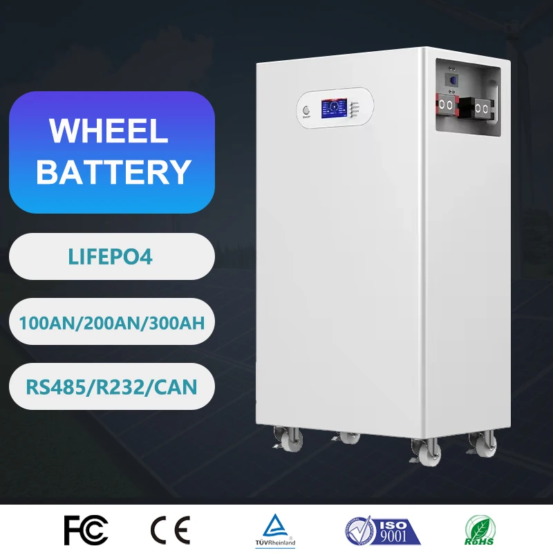 5kWh 10kWh 15kWh 48V Solar Lithium Battery Pack Solar Energy System 48V 280Ah LiFePO4 Energy Storage Battery