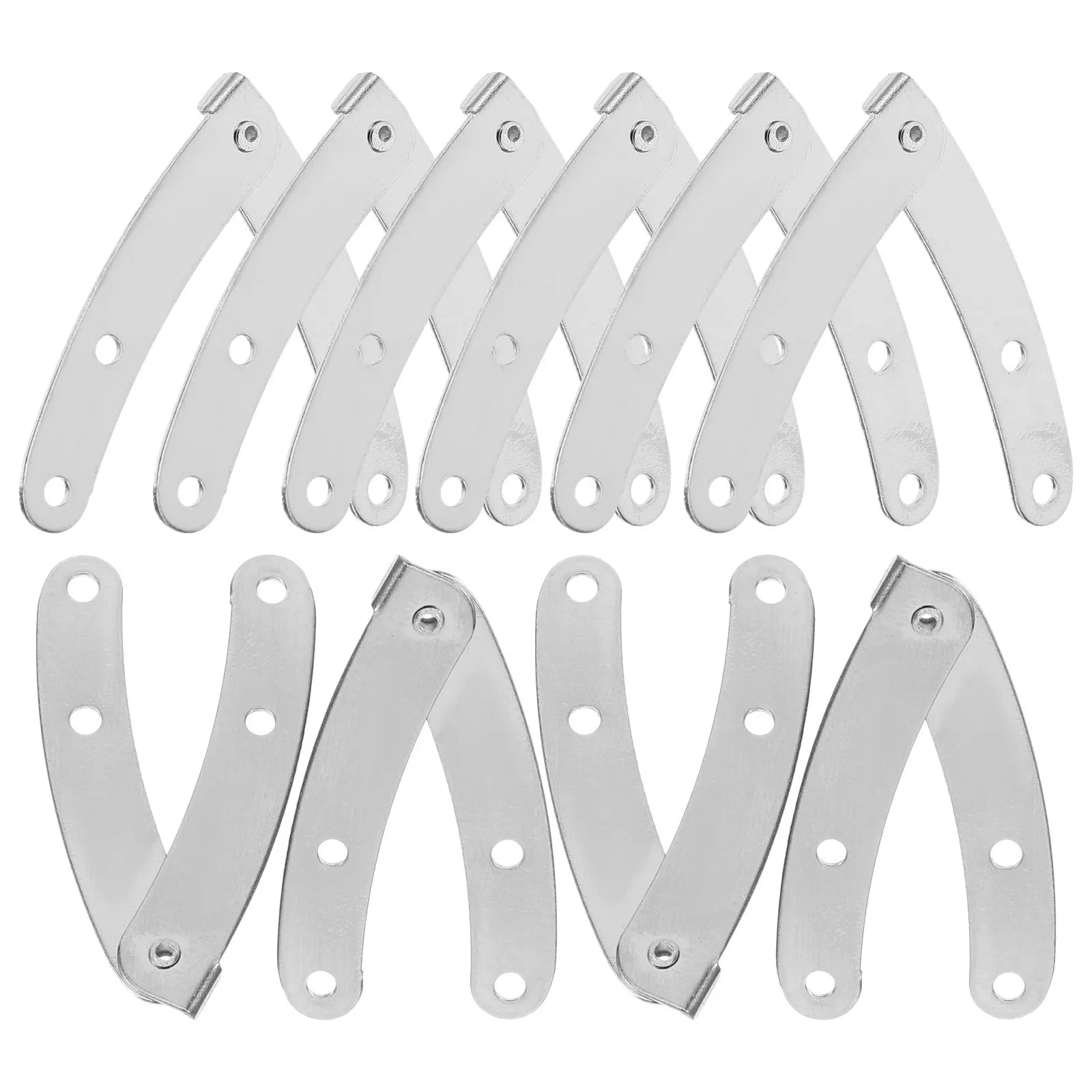 10 قطعة المفصلي الداخلي اكسسوارات الحديد الثقيلة صندوق غطاء دعم للمجوهرات الصدر خزانة الأثاث مفصلات الأجهزة