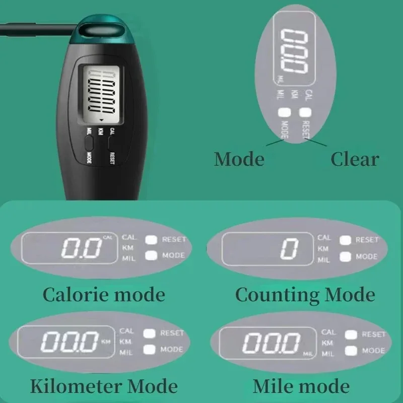 조절 가능한 디지털 카운팅 줄넘기, 스틸 케이블 포함, - Home Gym For Kids 리뷰 및 가격