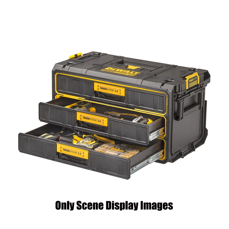 Imagem -06 - Caixa de Ferramentas Dewalt Quick-close Ball-bearing Metal Slides Toughsystem 2.0 Unidade de Gavetas Armazenamento Pesado Dwst08330