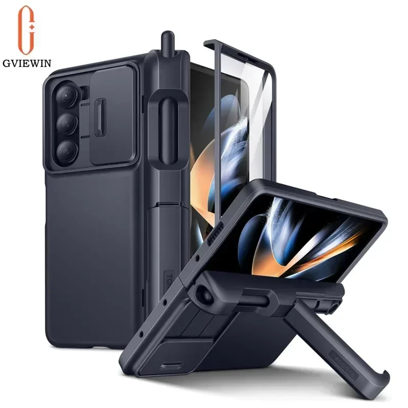 For Samsung Galaxy Z Fold 5 Phone Case TPU PC Phone Cover Screen Protector Hinge Protection for Outdoors Sports Phone Cases