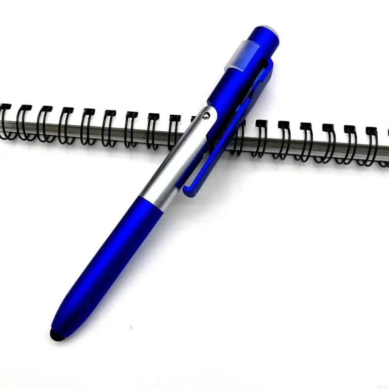 W89C BallPoint Pen с светодиодным световым многофункциональным организацией канцелярских товаров для детей для детей, девочки,