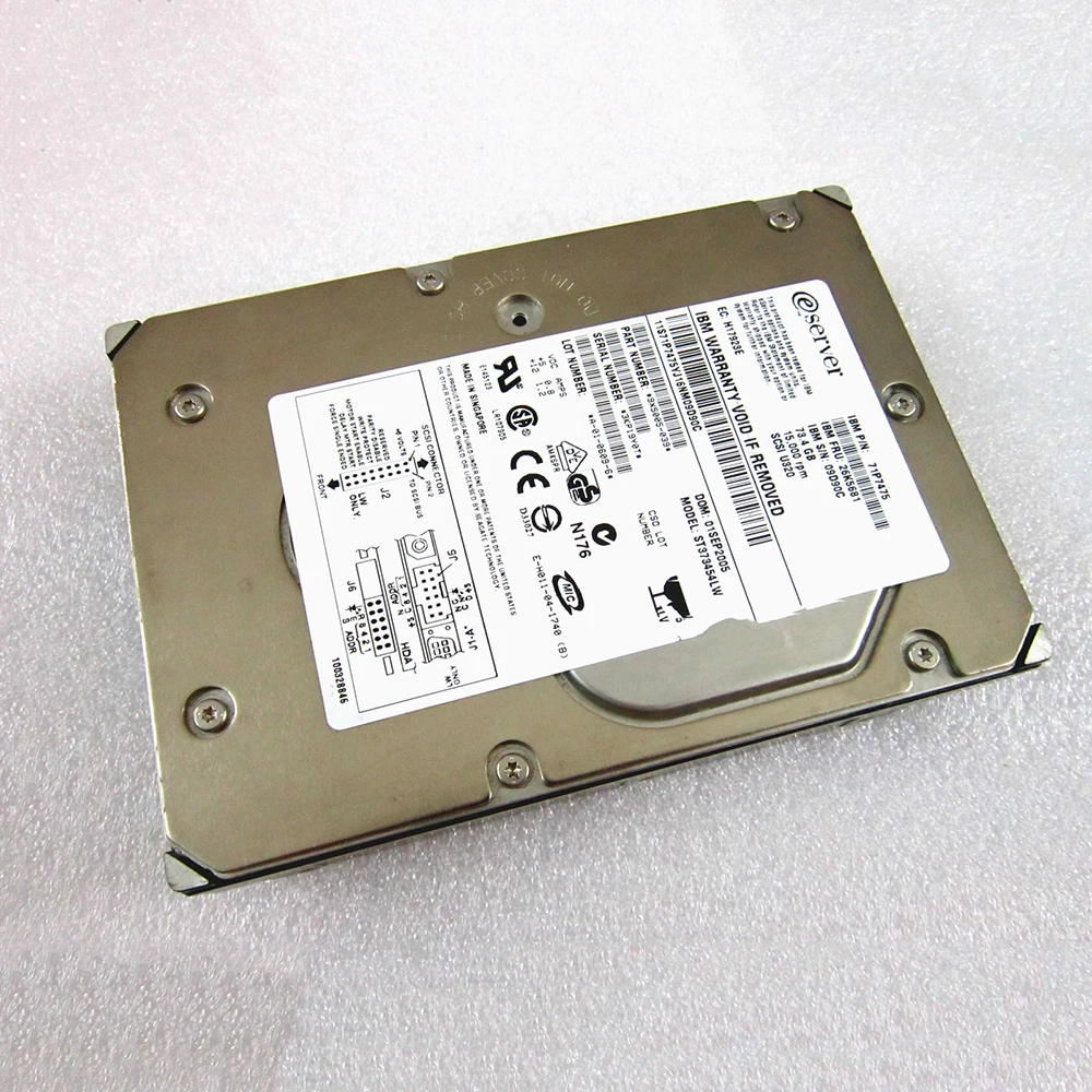 For IBM Server Hard Disk 73.4GB 71P7475 24P3727 ST373454LW SCSI 68PIN 15K 73G