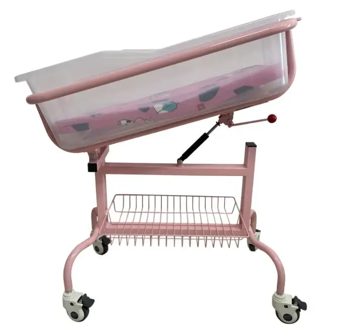 Pink Blue White Available Tiltable Baby Cart Baby Bed Modern Design Baby Crib