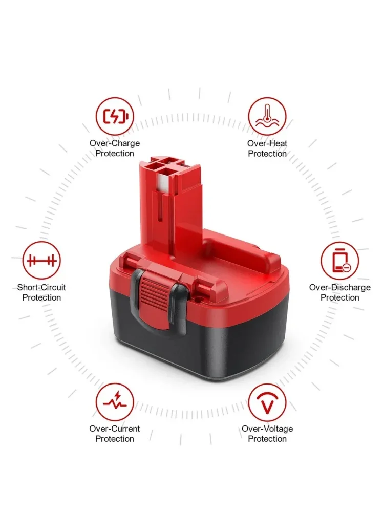 Baterie pro BOSCH 14,4V 6,8AH BAT038 BAT040 BAT159 BAT041 2607335711 2607335275 2607335276 pro baterii BOSCH - náhled 6