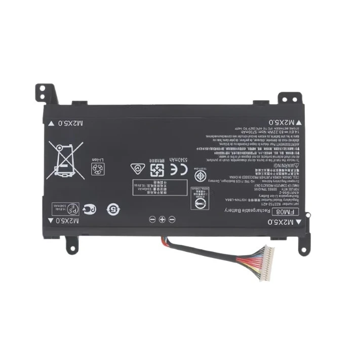 Fm08-16pin for hp shadow elf 3/4 generation plus tpn-q195 17-an101tx laptop battery 5200mah