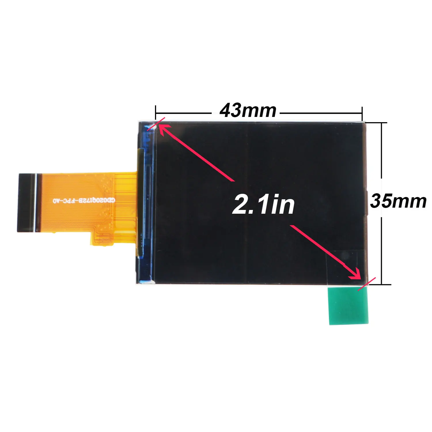 

New Genuine Baofeng Walkie Talkie 2.1" Inch Color LCD Display for DM-32 DM-32UV UV-32 Portable Two Way Radio