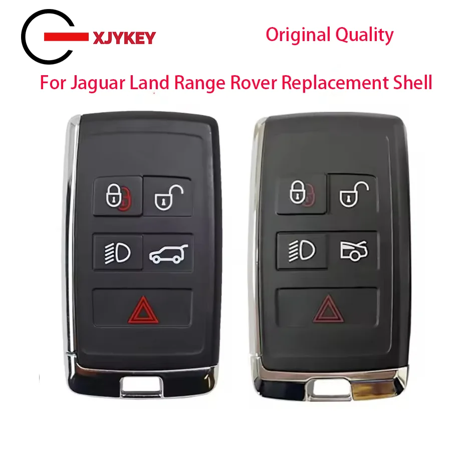 

Original Quality 5 Button Smart Key Cover For Jaguar Land Range Rover SV Replacement Shell Housing With Blade Key