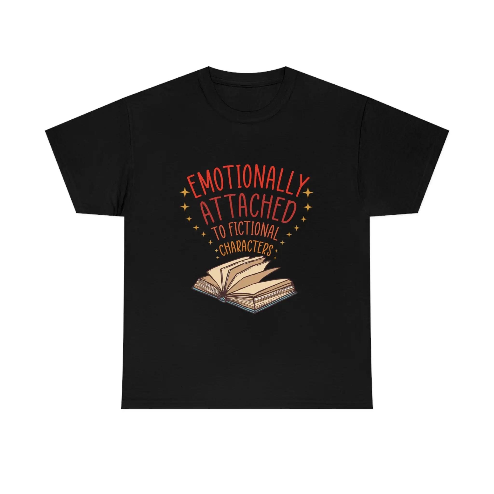 Emotionally Attached to Fictional Characters , Unisex Heavy Cotton Tee