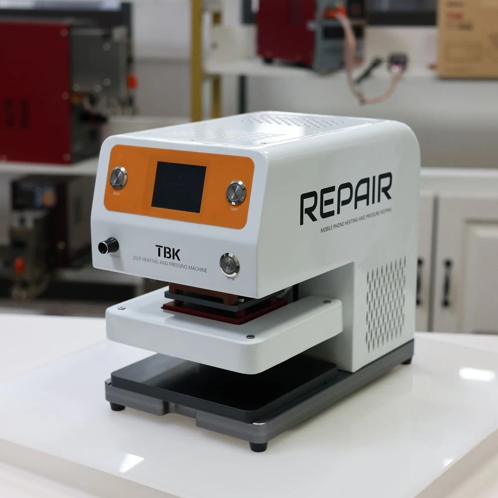 TBK 201P Rahmen-Druckhaltemaschine zum Halten des Siebdrucks/Handyhalterung zur Druckhaltung/Rückglasbefestigung