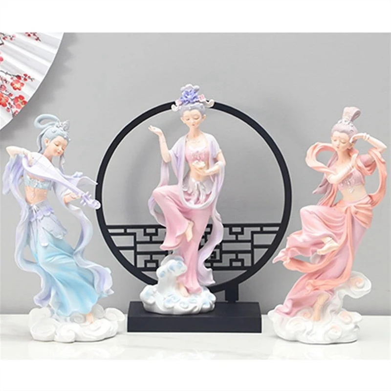 

Statue Decorations Dunhuang Feitian Living Room Desktop Decoration Home Decoration Wedding Gift B Durable