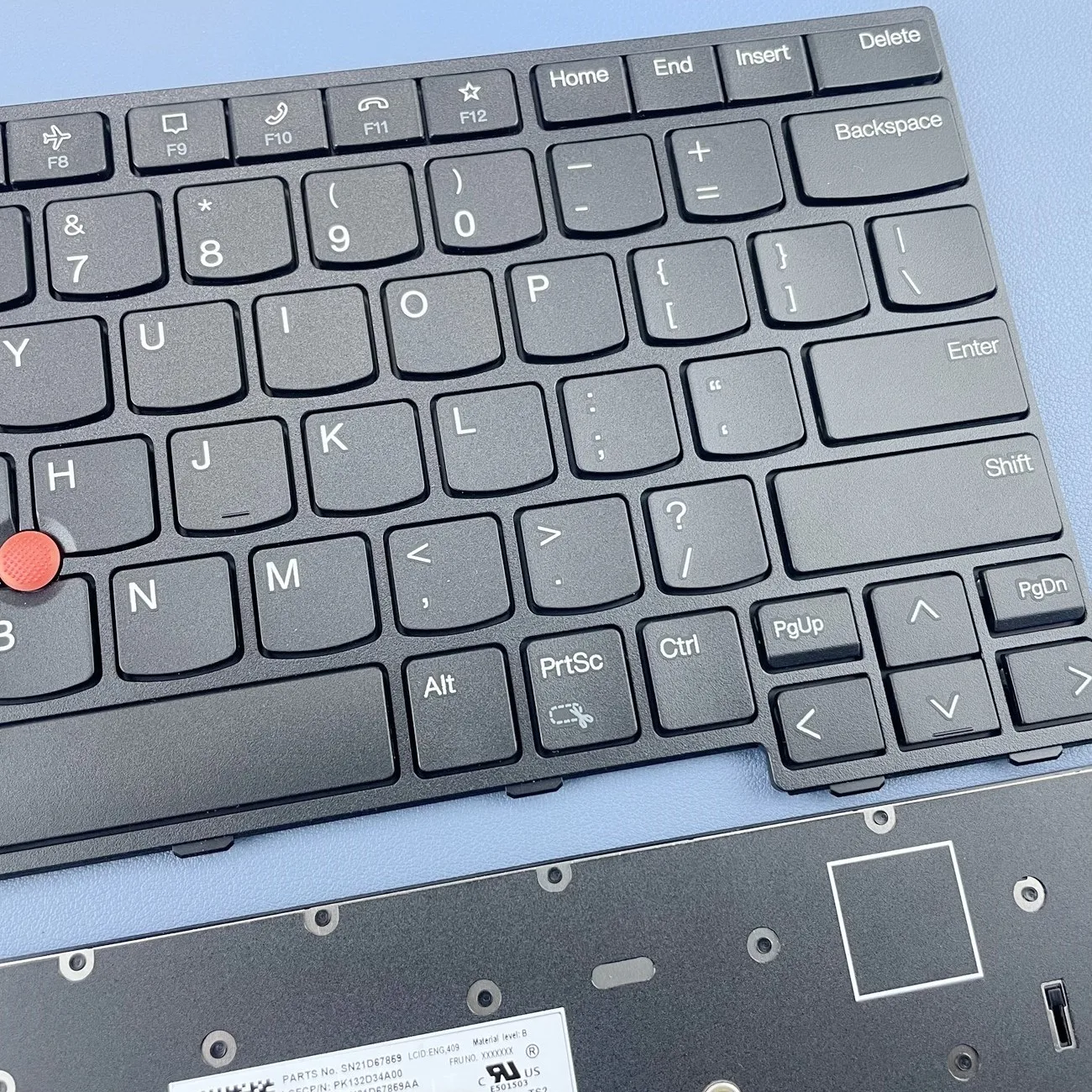 لوحة مفاتيح الكمبيوتر المحمول باللون الأسود والخلفي الأمريكي لأجهزة Lenovo Thinkpad L14/T14 Gen 3/P14s Gen 3/SN21D67822 (2022) /CS22FBL-84 #3