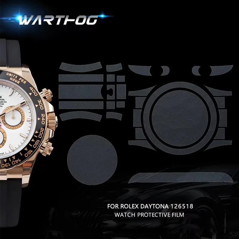 For Rolex Cosmograph Daytona Series 126518 Plate Strap Models Watch Protective Film 40mm Watch Screen Film
