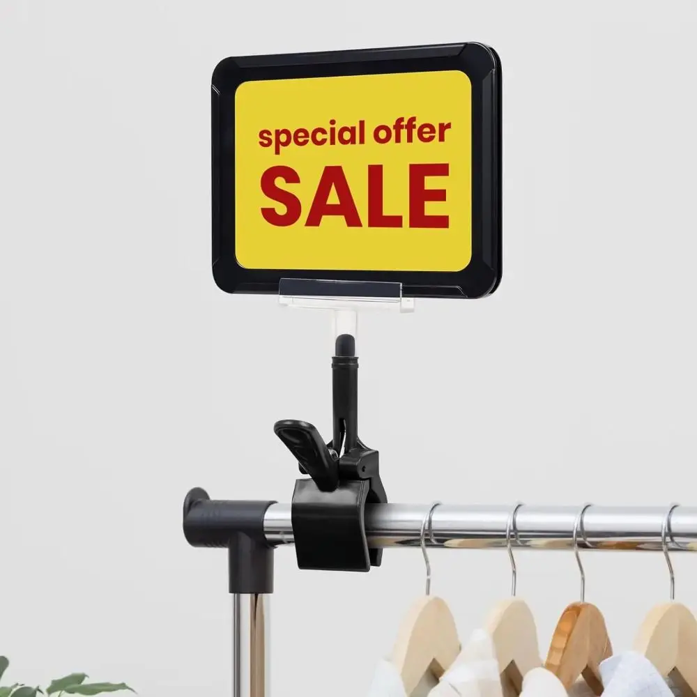 High Quality Plastic Price Tag Clip Color A4/A5 Merchandise Price Display Clip Rotatable POP Poster Frame Supermarkets