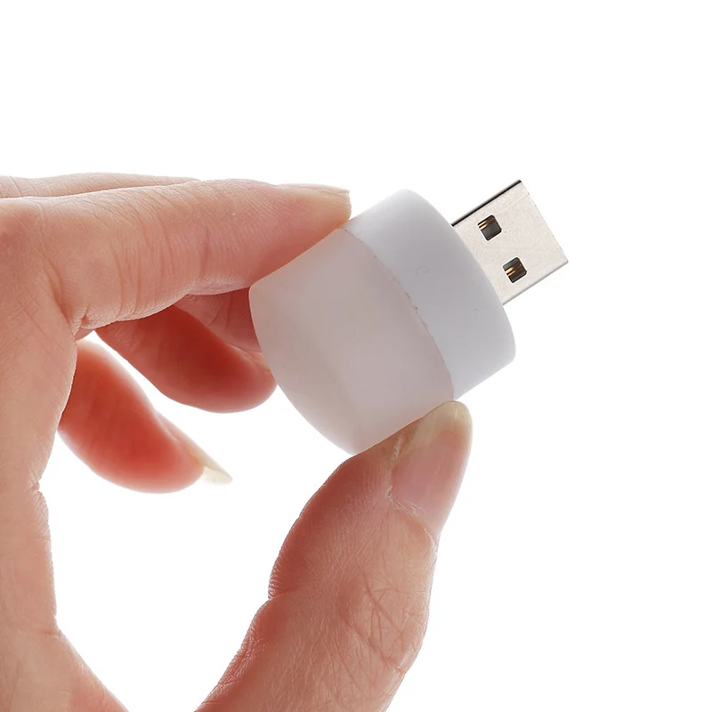 Luz Nocturna USB para protección ocular, luz de lectura para libros, enchufe USB para computadora, carga de energía móvil, lámpara LED de noche roja