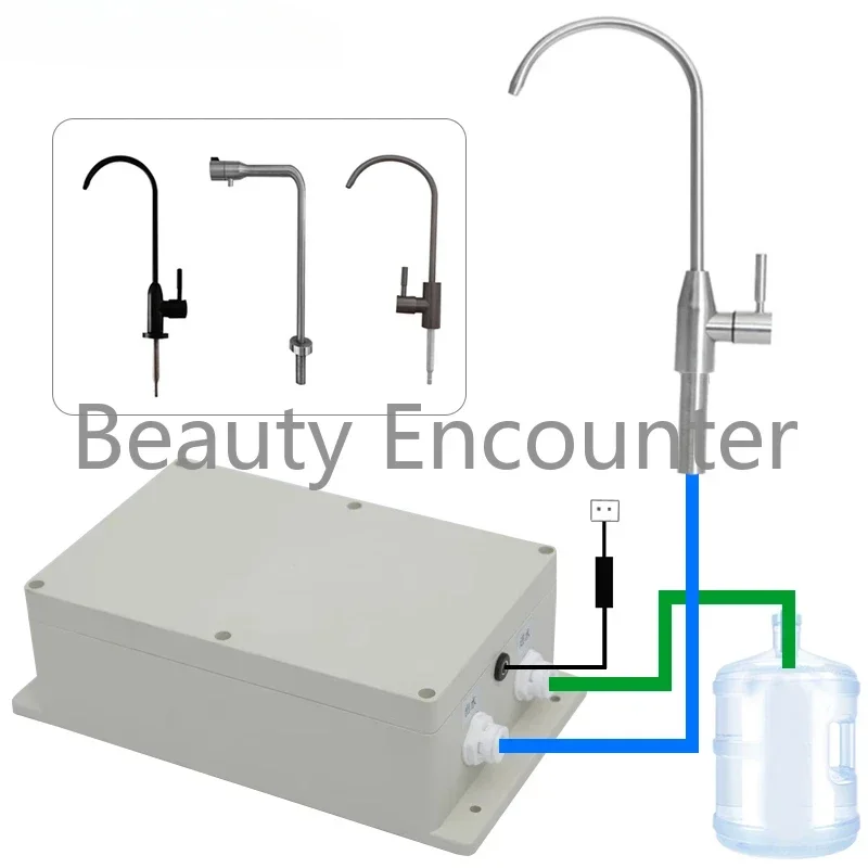 12V Caravan Electric Galley Water Pump Faucet Automatic Water Suction Pump 1.5 L/ min Electric Galley Kitchen Water Pump