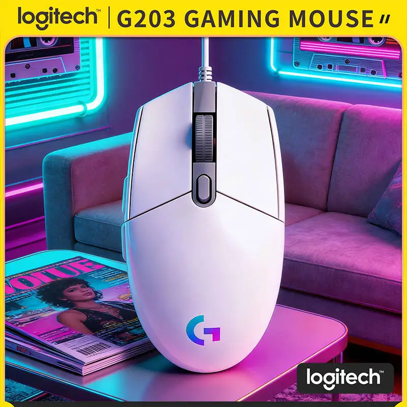 mouse-gamer-logitech-g203-prodigy-rgb-com-fio-200-8000-dpi-6-botoes-tensao-mecanica-polling-de-1000hz-85g