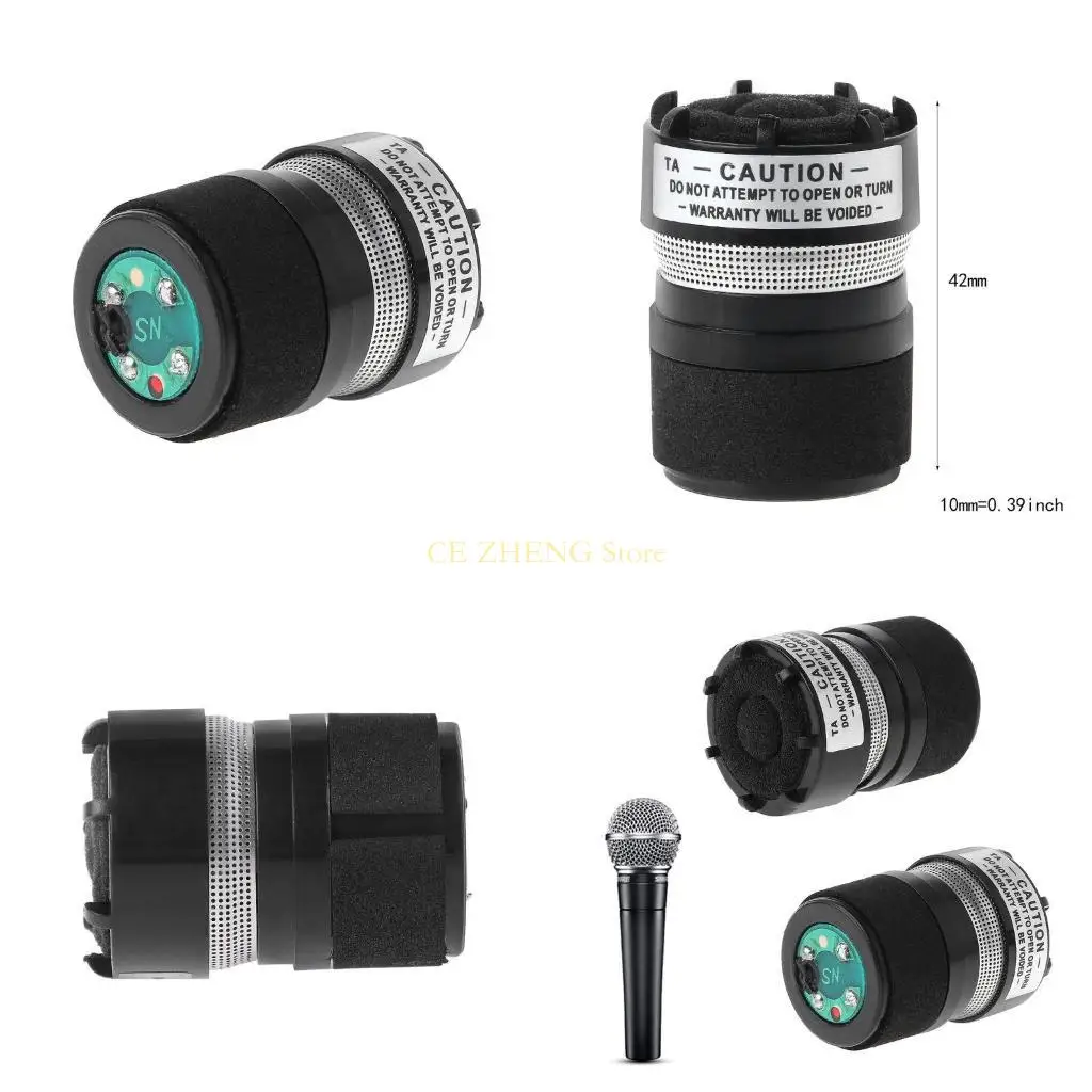E56B Hoge prestaties Microfoon Kerncapsules Vervangingsmicrofoon Dynamische microfooncartridge draadloze microfoon