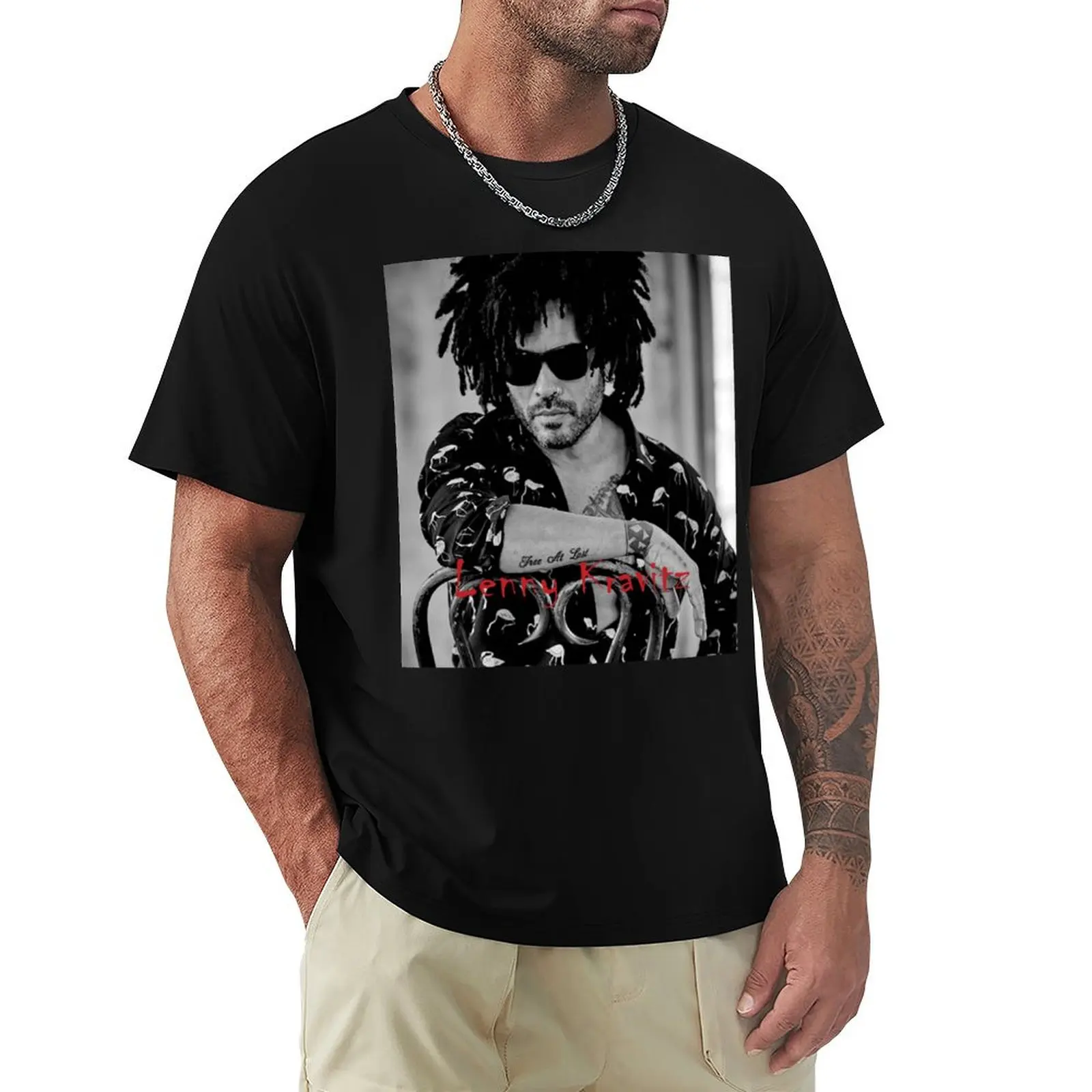 

Lenny Show Kravitz here to UK World Tour 2020 2021 T-Shirt anime oversized summer tops valentines clothes anime shirts men