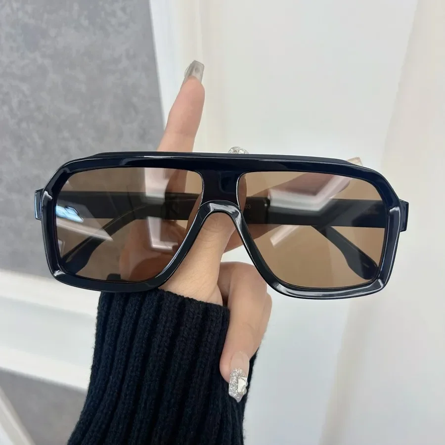 Klassische Quadratische Sonnenbrille Frauen Männer Vintage Marke Designer Stil Oval Sonnenbrille Weiblich Männlich Oculos