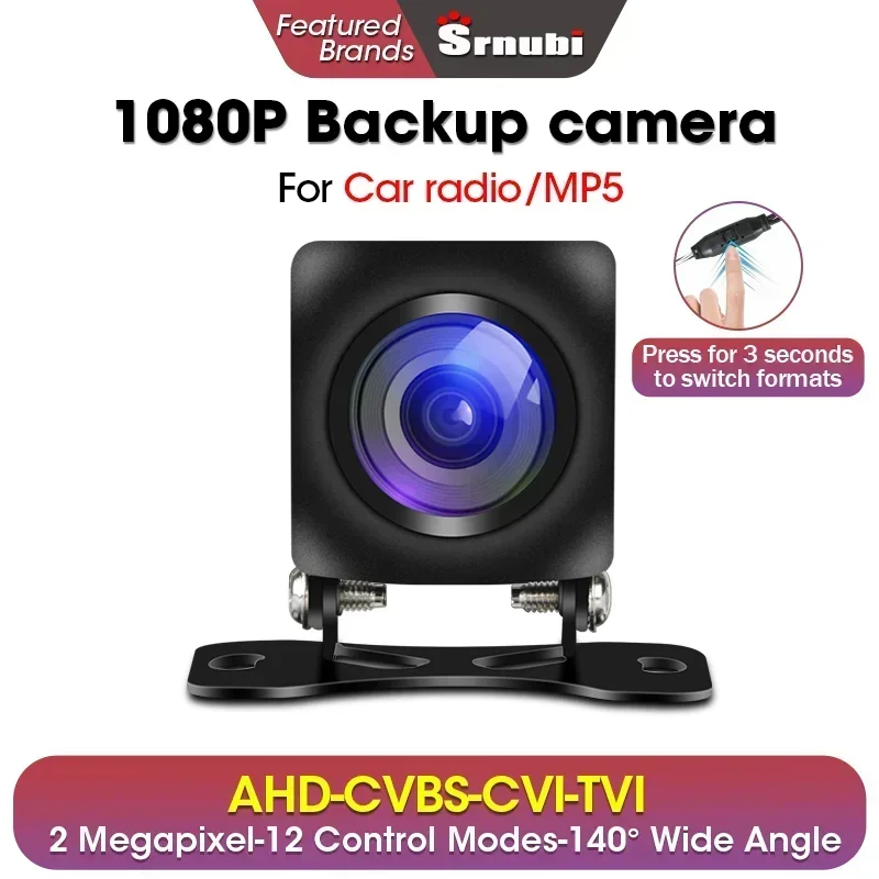 

Srnubi 1080P DVR AHD NTSC PAL TVI CVI Rear camera for Car Radio MP5 Starlight Night Vison Monitor 140 Degree Auto Parking Lens