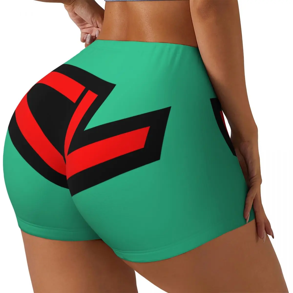 Custom Charles Leclerc Biker Running Workout Shorts Women's CL Sport Car Racing Gym Athletic Yoga Shorts