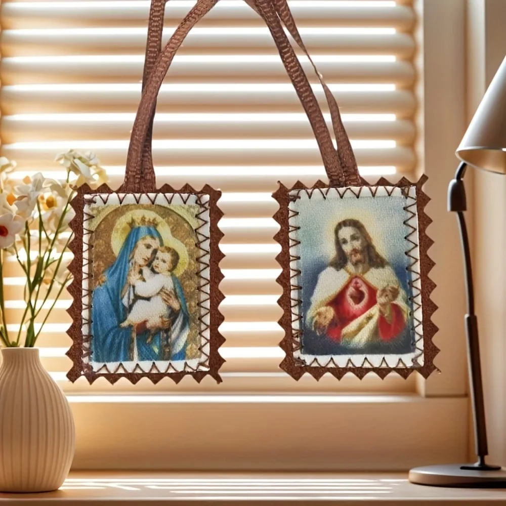 10/5/1pcs Catholic Stations Rosary Calvary Mary Prayer Necklace for Christian Devotional Wedding Favors for Guests view 5