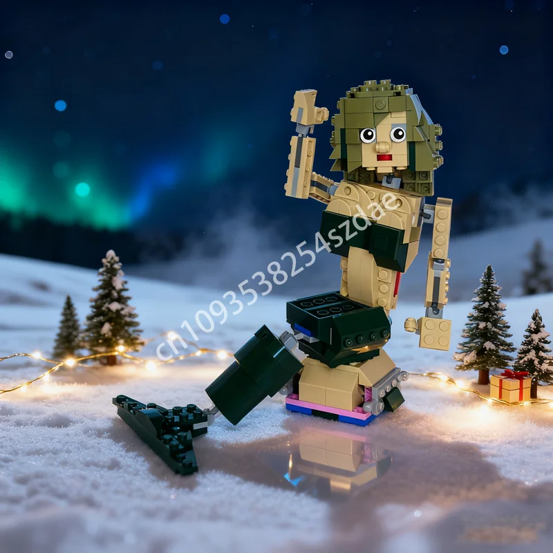 

333 шт. MOC Русалка создатель модель строительные блоки строительные игрушки DIY креативные рождественские подарки идея образование кирпич дети
