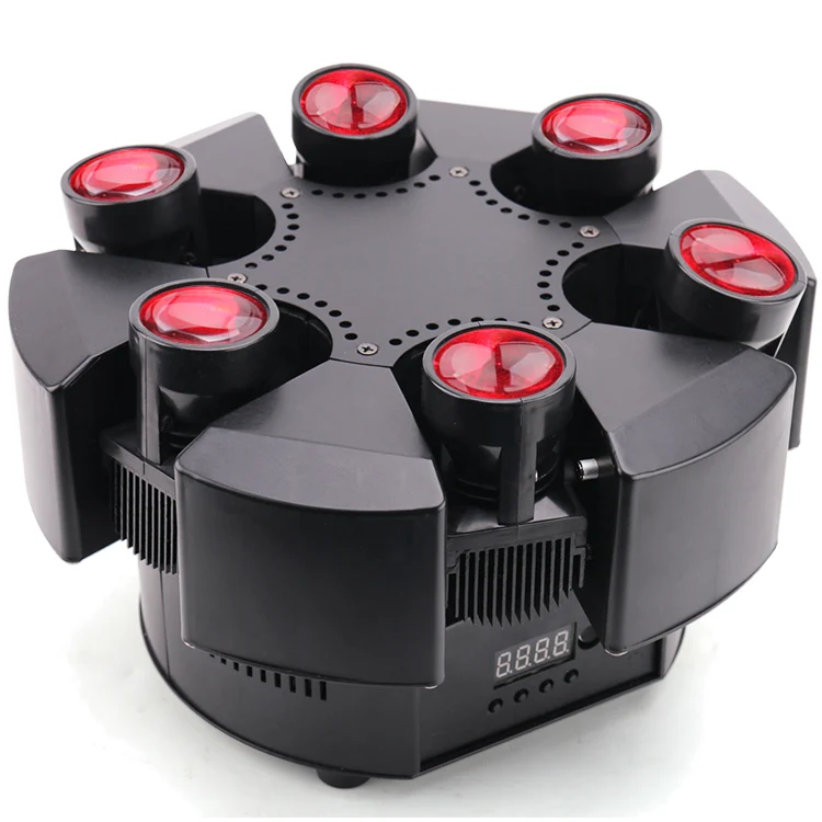 Marslite Hot Selling China Manufacture 6 Head Moving Head Sharp Dj Event Stage Light Led Spider Beam Moving Head Light