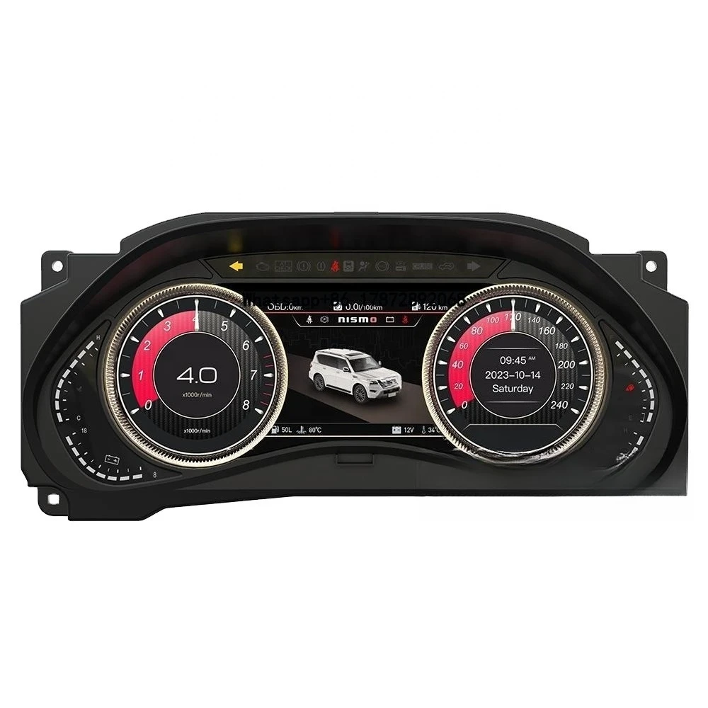 

Car Speedometer Panel Digital Dashboard Instrument Cluster for Patrol Y Pro Y62 Infiniti QX80 2012-2023