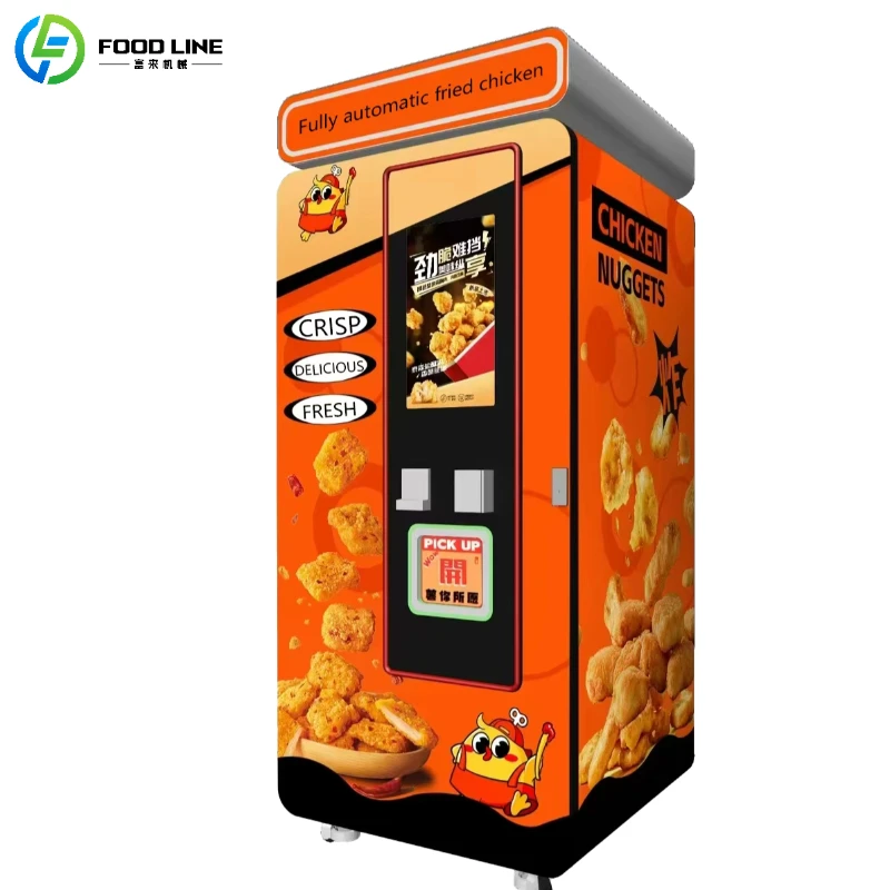 

Customized High Capacity French Fries Vending Machine Automatic Cleaning Function LCD Display Snack Vending Equipment