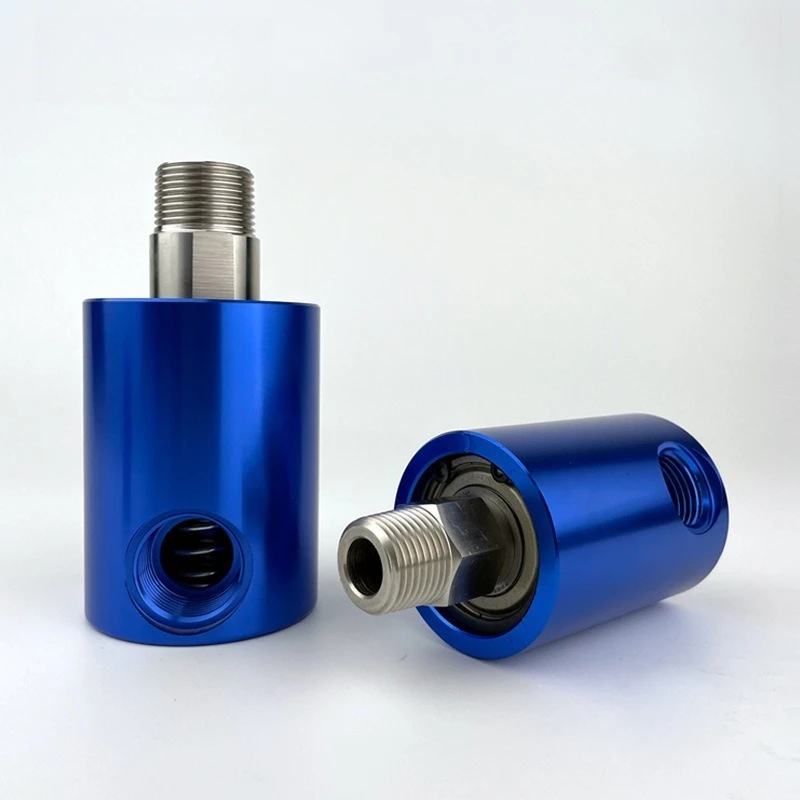 For high speed pneumatic clutch rotary joint, deep hole drilling lathe cutting fluid high pressure rotary joint