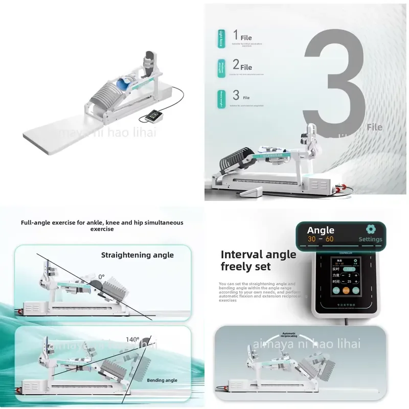 Automatic Leg Exerciser for Knee Joint Stiffness Relief Passive Motion Machine for Leg Bending Straightening Reciprocating