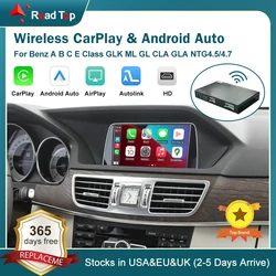 Wireless CarPlay for Mercedes Benz A Class W176 B W246 CLA GLA C-CLass W204 E-Class W212 C207 CLS W218 ML GL GLK SLK R72 G W463