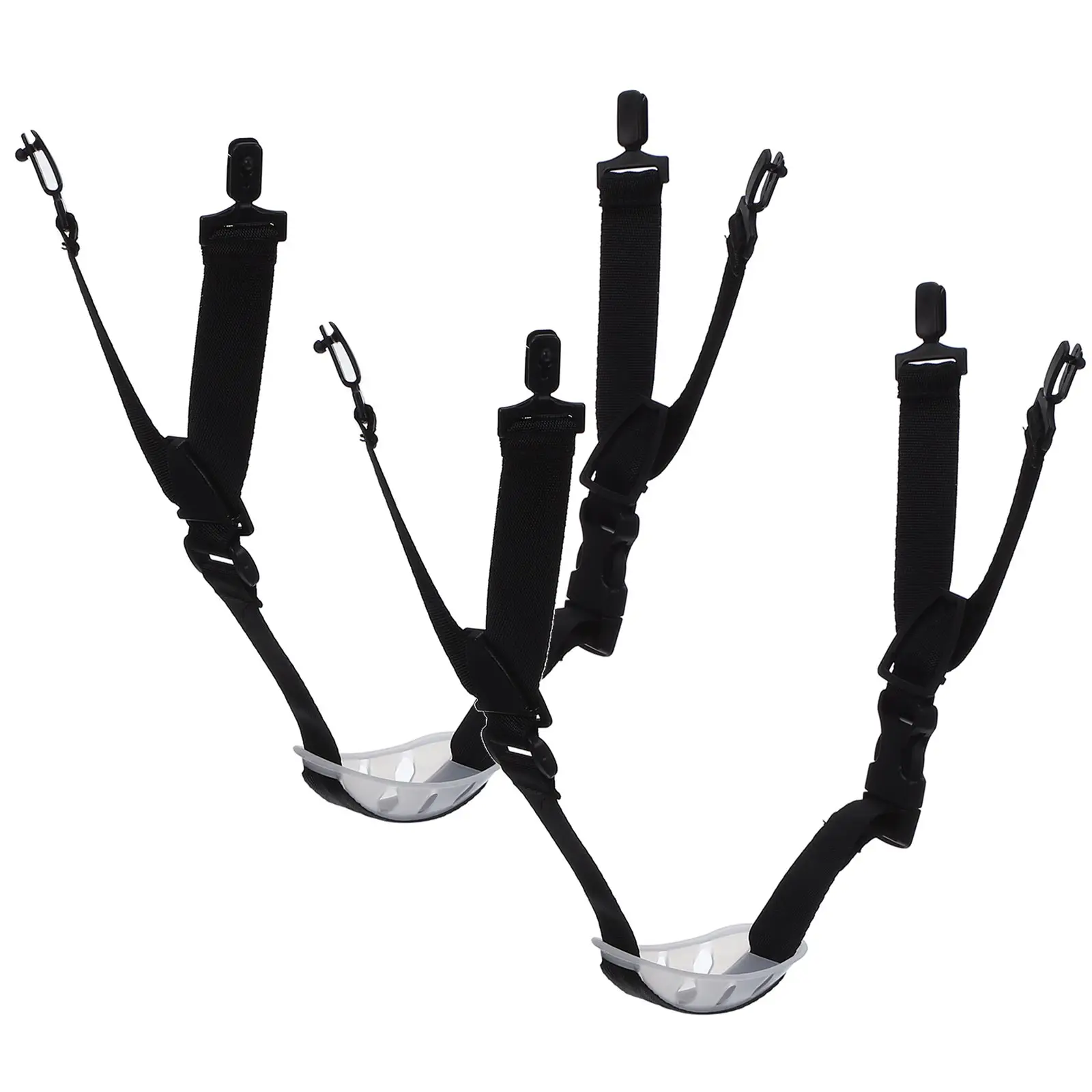 Sottogola per elmetto protettivo da 2 pezzi, cinturino universale leggero in poliestere flessibile per uso di sicurezza