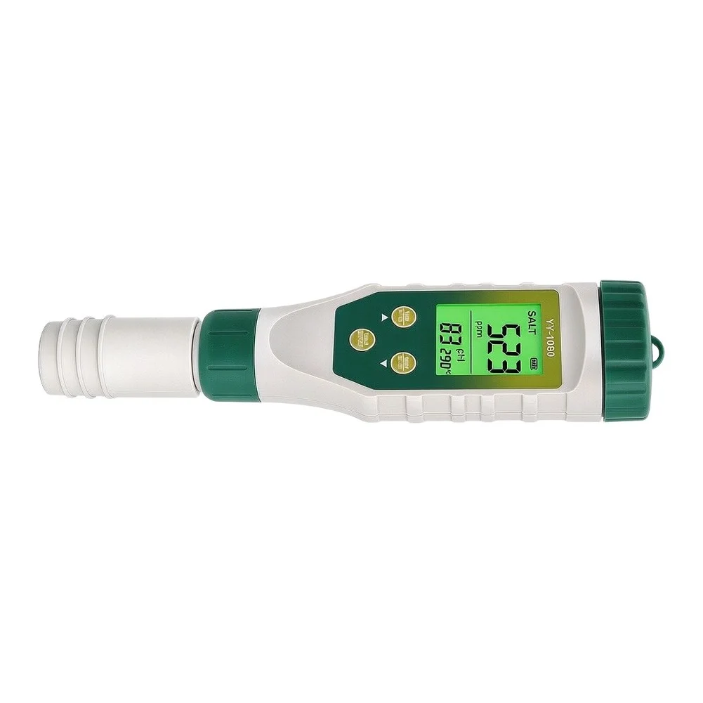 5-in-1 Water Parameter Tester for Aquariums and Pools Measures pH Salinity Temperature and ORP with Dual Power Option