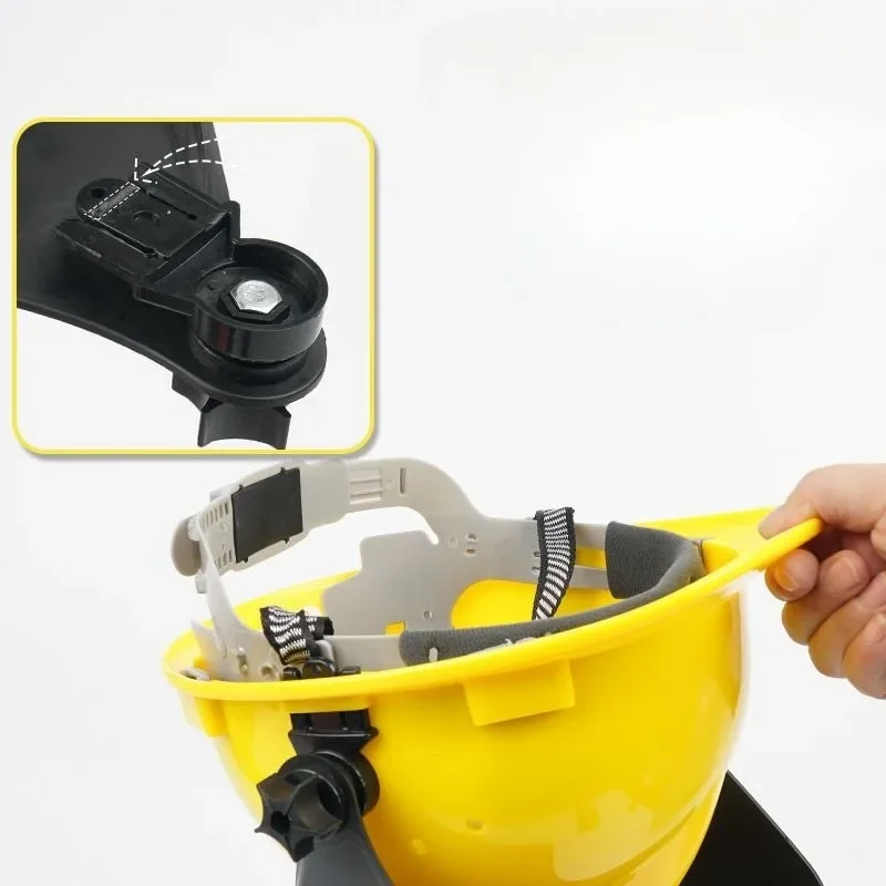 

Lightweight head wearing anti - baking face mask, welding helmet screen, safety helmet type equipment welding mask