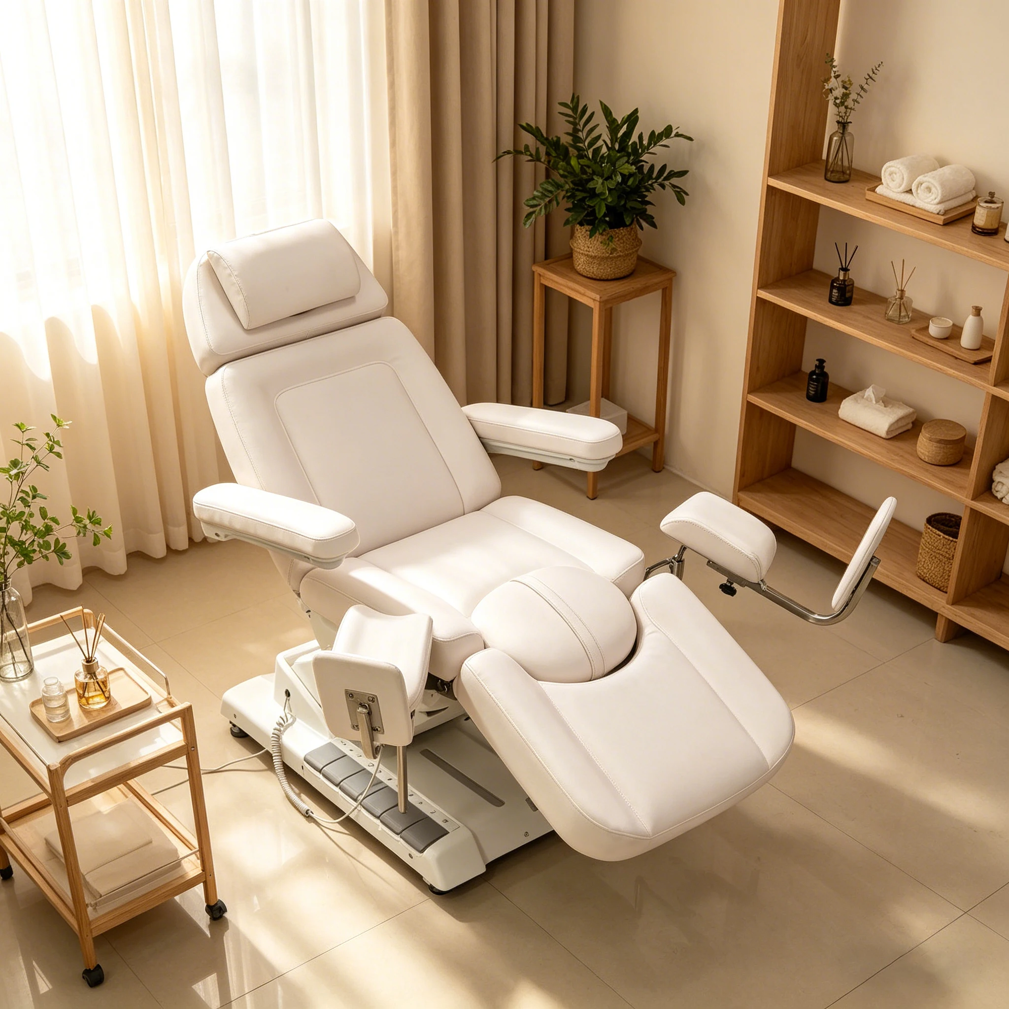 Multi Function Electric Beauty Bed Adjustable Facial Massage Table For Salon Spa Clinic Use With 3/4 Motor Lift System