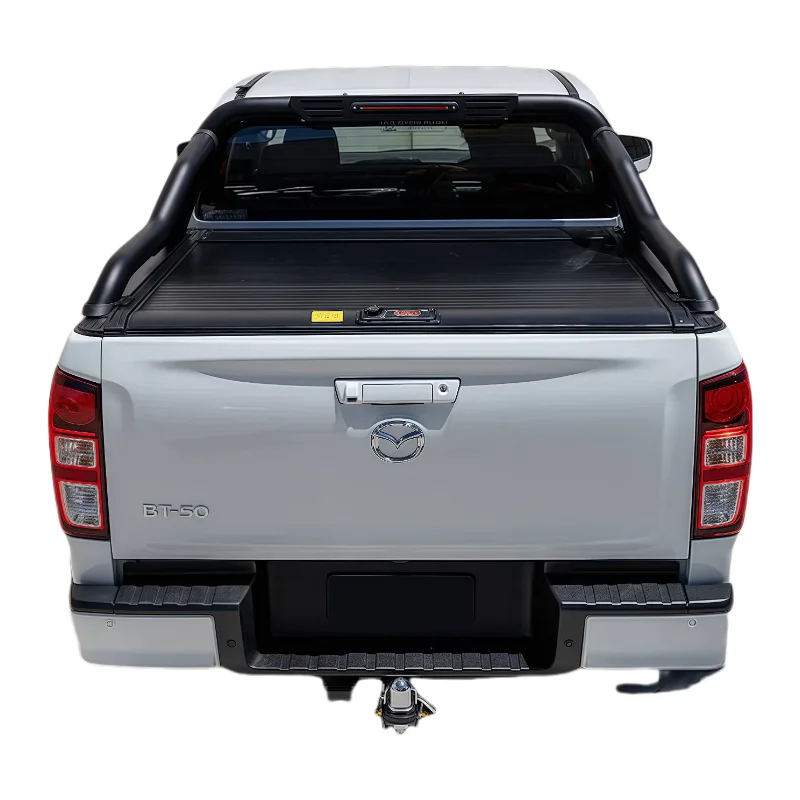 

BT-50 Ручная роликовая крышка Алюминиевая выдвижная крышка Tonneau | Запираемый аксессуар для грузовой кровати