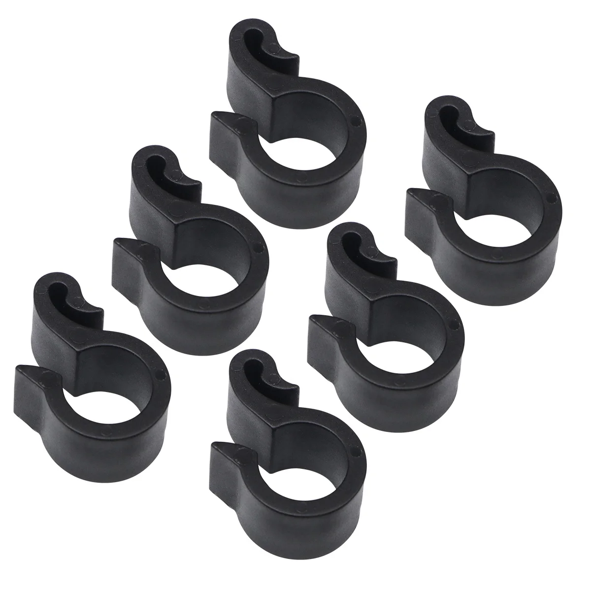 

50Pcs Water Buckle U-Shaped Pe Pipe Clamps Garden Hose Buckle for Drip Irrigation System Tube Holder Fruit Tree Hanging