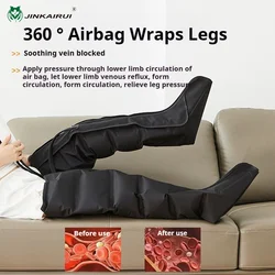 Jinkairui Leg Massager Foot Air Pressure Massage Boots Leg Foot Air Wave Massager Relieves Leg Muscles
