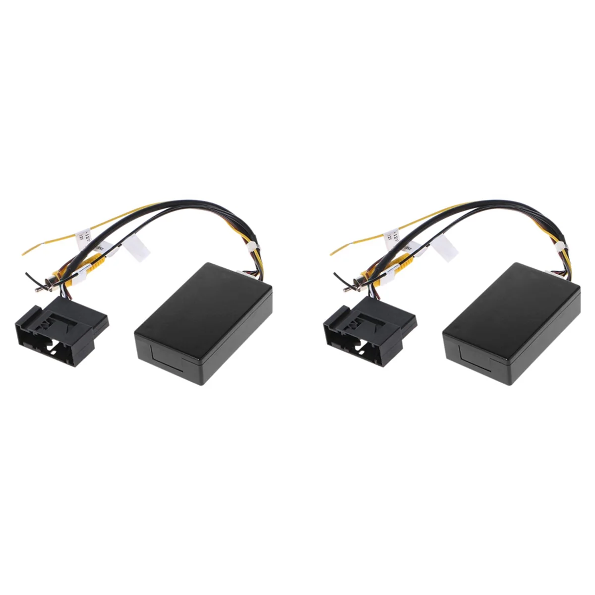 

2X RGB to (RCA) AV CVBS Signal Converter Decoder Box Adapter for Factory Rear View Camera Tiguan Golf 6 Passat CC