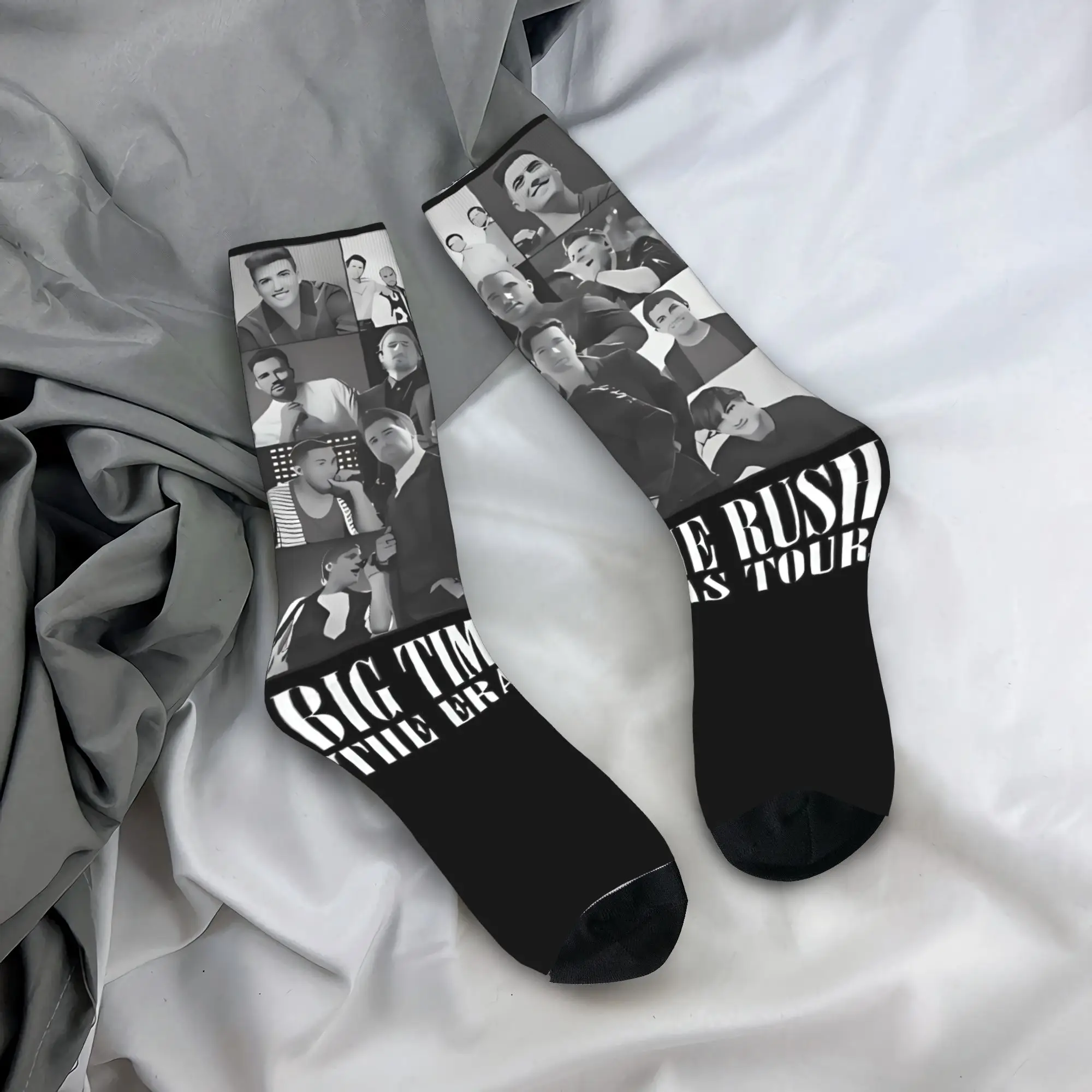Big Time Rush  Stockings  Design Elegant Socks Spring Anti Slip Socks Couple Running Sports Medium Soft Socks