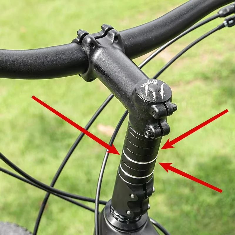 Aluminum Front Fork Extender Riser Spacer 150 180 210mm Handlebar Height Adapter For 28.6mm 1-1/8 Inch Mountain Bike Fork