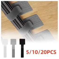 20/10/5PCS Releasable Cable Organizer Ties Mouse Earphones Wire Management Nylon Cable Ties Reusable Loop Hoop Tape Straps Tie