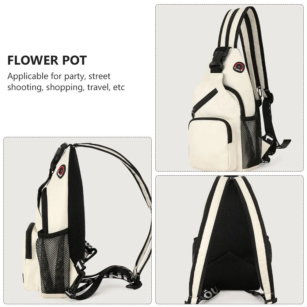 

1Pcs Multifunctional Backpack Stylish Canvas Bag for Men Women Crossbody Shoulder Messenger Bag Travel Shopping Party Street Use